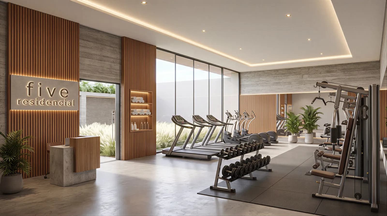 Five Residencial: Imagem 3D produzida pela Luven