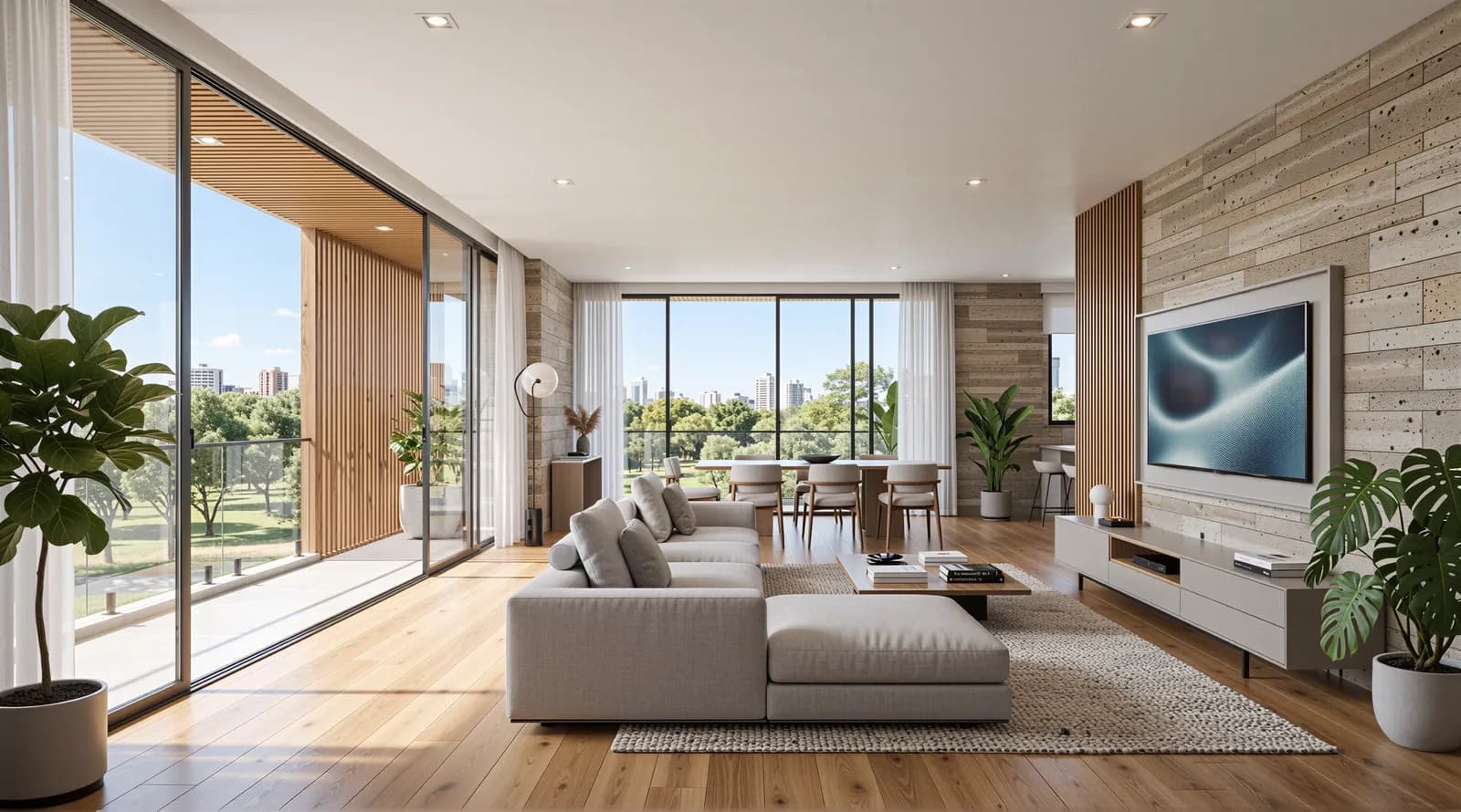 Five Residencial: Imagem 3D produzida pela Luven