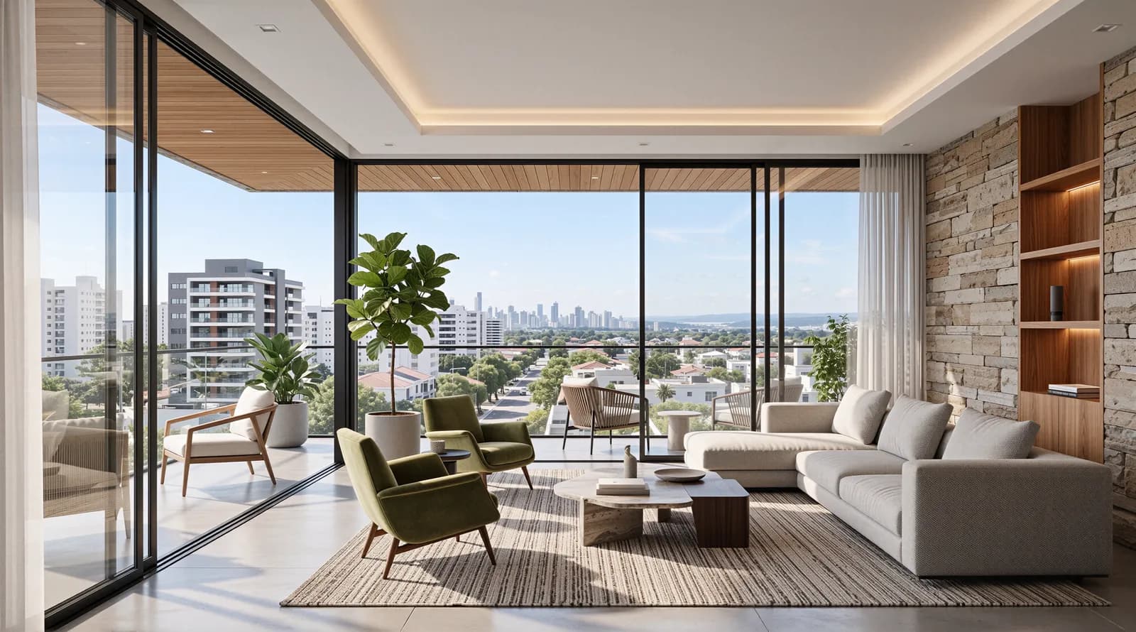 Five Residencial: Imagem 3D produzida pela Luven