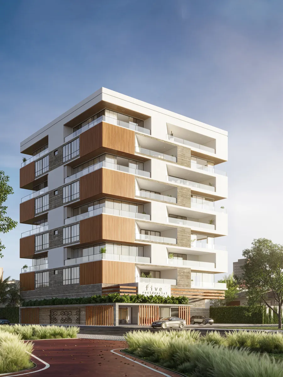 Five Residencial: Imagem 3D produzida pela Luven
