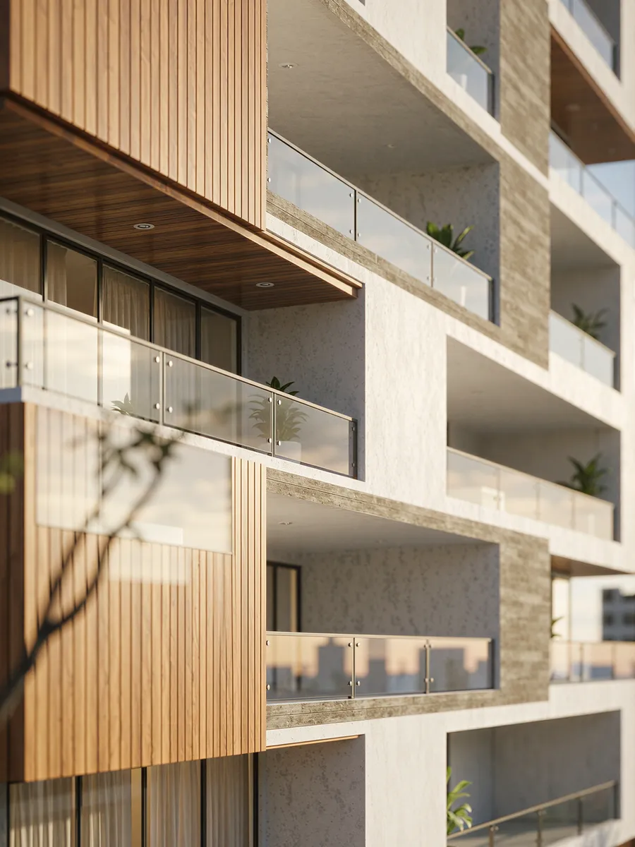 Five Residencial: Imagem 3D produzida pela Luven